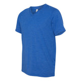 BELLA + CANVAS - Unisex Triblend V-Neck Tee - 3415 - True Royal Triblend