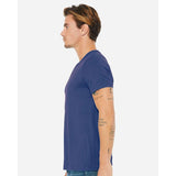 BELLA + CANVAS - Unisex Triblend V-Neck Tee - 3415 - True Royal Triblend