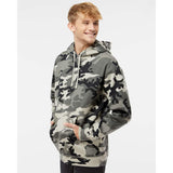 Independent Trading Co. - Heavyweight Hooded Sweatshirt - IND4000 - Snow Camo