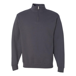 JERZEES - Nublend® Cadet Collar Quarter-Zip Sweatshirt - 995MR - Charcoal Grey