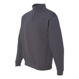 JERZEES - Nublend® Cadet Collar Quarter-Zip Sweatshirt - 995MR - Charcoal Grey