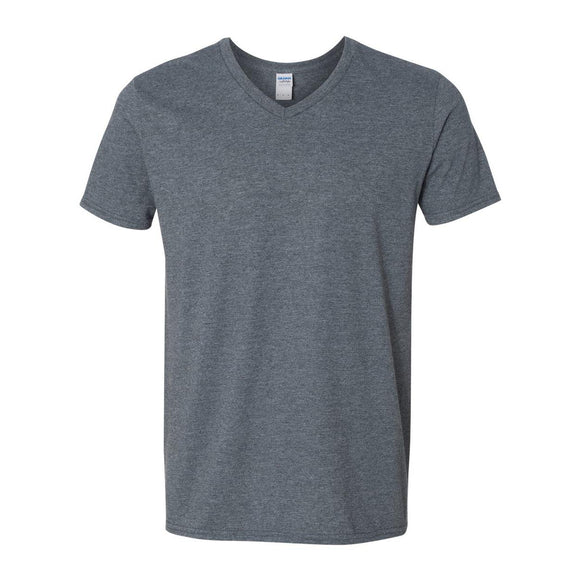 64V00 Gildan Softstyle® V-Neck T-Shirt Dark Heather