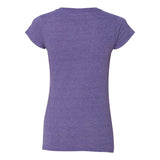 Gildan - Women's Softstyle® V-Neck T-Shirt - 64V00L - Heather Purple