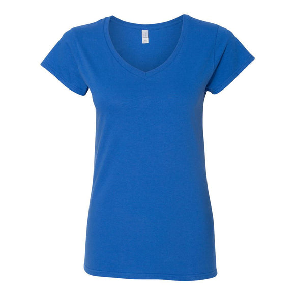 Gildan - Softstyle® Women’s V-Neck T-Shirt - 64V00L - Royal