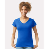 Gildan - Women's Softstyle® V-Neck T-Shirt - 64V00L - Royal