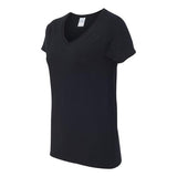 Gildan - Women's Heavy Cotton™ V-Neck T-Shirt - 5V00L - Black