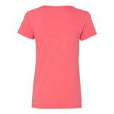 Gildan - Women's Heavy Cotton™ V-Neck T-Shirt - 5V00L - Coral Silk