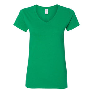 Gildan - Heavy Cotton™ Women’s V-Neck T-Shirt - 5V00L - Irish Green