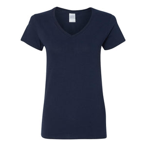 Gildan - Heavy Cotton™ Women’s V-Neck T-Shirt - 5V00L - Navy