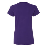 Gildan - Women's Heavy Cotton™ V-Neck T-Shirt - 5V00L - Purple