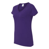 Gildan - Women's Heavy Cotton™ V-Neck T-Shirt - 5V00L - Purple