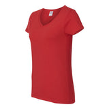 Gildan - Women's Heavy Cotton™ V-Neck T-Shirt - 5V00L - Red