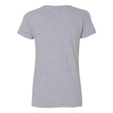 Gildan - Women's Heavy Cotton™ V-Neck T-Shirt - 5V00L - Sport Grey