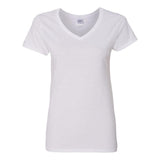 Gildan - Women's Heavy Cotton™ V-Neck T-Shirt - 5V00L - White
