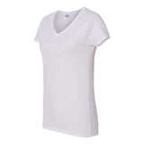 Gildan - Heavy Cotton™ Women’s V-Neck T-Shirt - 5V00L - White