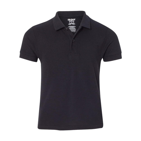 Gildan - DryBlend® Youth Double Piqué Polo - 72800B - Black