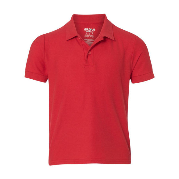 Gildan - DryBlend® Youth Double Piqué Polo - 72800B - Red