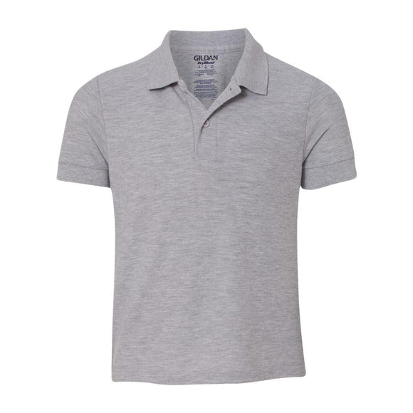 Gildan - DryBlend® Youth Double Piqué Polo - 72800B - Sport Grey