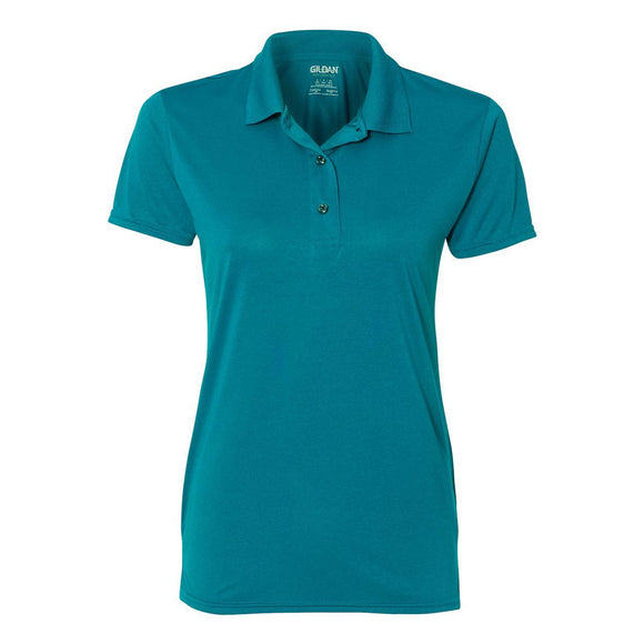 Gildan - Performance® Women's Jersey Polo - 44800L - Marbled Galapagos Blue