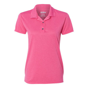 Gildan - Performance® Women's Jersey Polo - 44800L - Marbled Heliconia