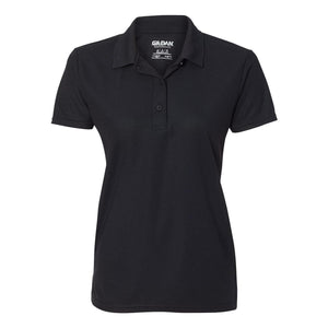 Gildan - Performance® Women's Double Piqué Polo - 45800L - Black