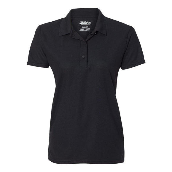 Gildan - Performance® Women's Double Piqué Polo - 45800L - Black