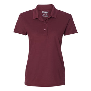 Gildan - Performance® Women's Double Piqué Polo - 45800L - Maroon