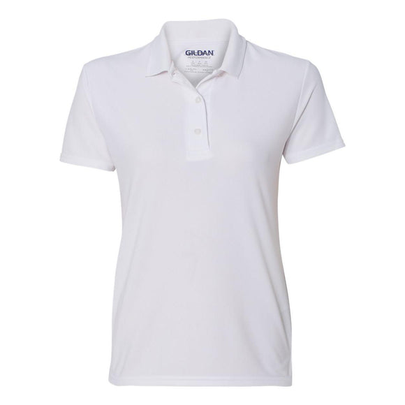 Gildan - Performance® Women's Double Piqué Polo - 45800L - White