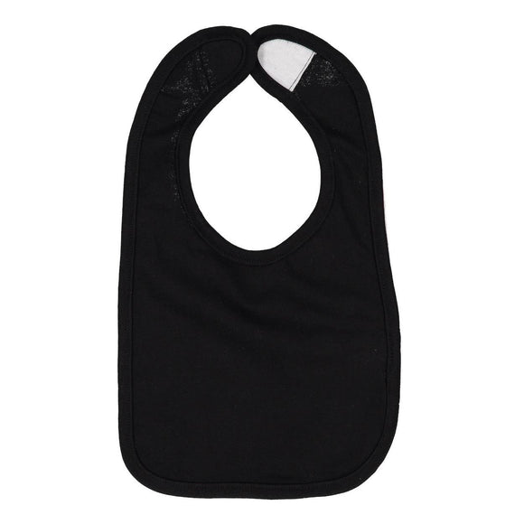 Rabbit Skins - Infant Premium Jersey Bib - 1005 - Black