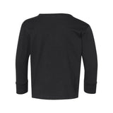 Rabbit Skins - Toddler Fine Jersey Long Sleeve Tee - 3302 - Black