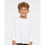 Rabbit Skins - Toddler Fine Jersey Long Sleeve Tee - 3302 - White