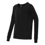 BELLA + CANVAS - Youth Jersey Long Sleeve Tee - 3501Y - Black