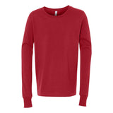 BELLA + CANVAS - Youth Jersey Long Sleeve Tee - 3501Y - Red
