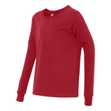 BELLA + CANVAS - Youth Jersey Long Sleeve Tee - 3501Y - Red