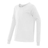 BELLA + CANVAS - Youth Jersey Long Sleeve Tee - 3501Y - White