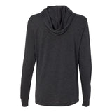 BELLA + CANVAS - Unisex Jersey Hooded Long Sleeve Tee - 3512 - Charcoal Black Triblend