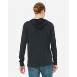 BELLA + CANVAS - Unisex Jersey Hooded Long Sleeve Tee - 3512 - Charcoal Black Triblend