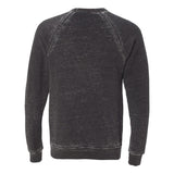 BELLA + CANVAS - Unisex Sponge Fleece Raglan Crewneck Sweatshirt - 3901 - Grey Acid Wash