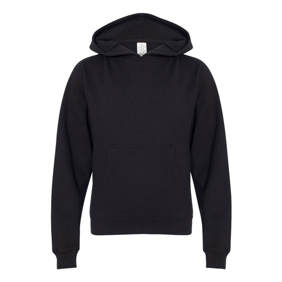 Independent Trading Co. - Youth Midweight Hooded Sweatshirt - SS4001Y - Black