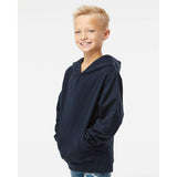 Independent Trading Co. - Youth Midweight Hooded Sweatshirt - SS4001Y - Classic Navy