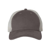 Sportsman - Contrast-Stitch Mesh-Back Cap - 3100 - Charcoal/ Stone