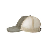 Sportsman - Bounty Dirty-Washed Mesh-Back Cap - 3150 - Olive/ Khaki