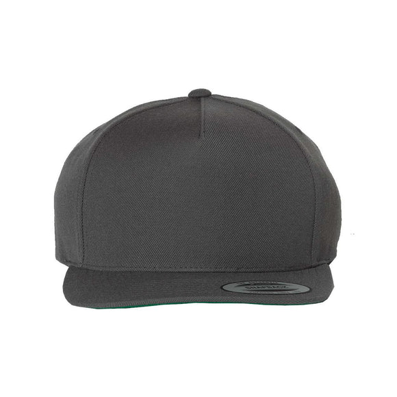 YP Classics - Premium Five-Panel Snapback Cap - 5089M - Dark Grey