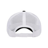 YP Classics - Retro Trucker Cap - 6606 - Black/ White