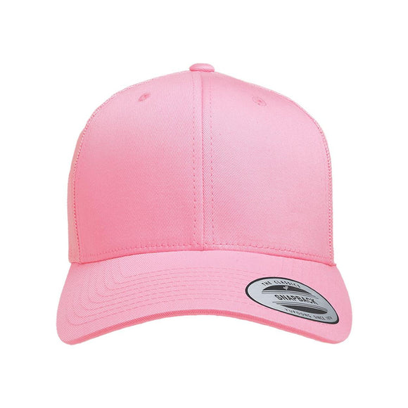 YP Classics - Retro Trucker Cap - 6606 - Pink