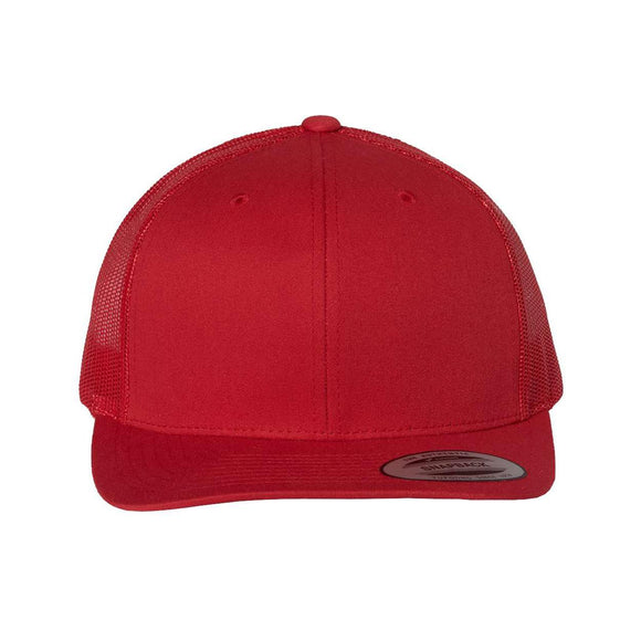 YP Classics - Retro Trucker Cap - 6606 - Red