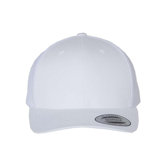 YP Classics - Retro Trucker Cap - 6606 - White