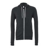 BELLA + CANVAS - Unisex Sponge Fleece Full-Zip Hoodie Sweatshirt - 3739 - Dark Grey
