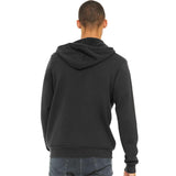 BELLA + CANVAS - Unisex Sponge Fleece Full-Zip Hoodie Sweatshirt - 3739 - Dark Grey