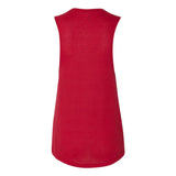 BELLA + CANVAS - Women's Flowy Scoop Muscle Tank - 8803 - Red